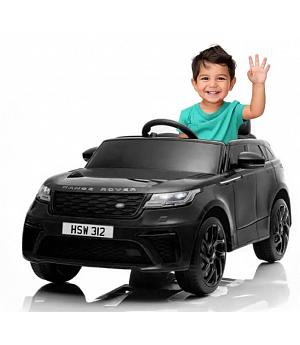 LAND ROVER VELAR 12V, NEGRO, ASIENTO PLASTICO, RUEDAS PLASTICO - INDA641-AT-VELARBLACK